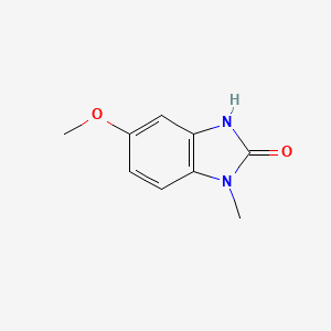 molecular formula C9H10N2O2 B1321782 5-甲氧基-1-甲基-1H-苯并[d]咪唑-2(3H)-酮 CAS No. 4583-86-2
