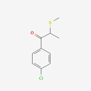 1-(4-Chlorophenyl)-2-(methylsulfanyl)propan-1-one