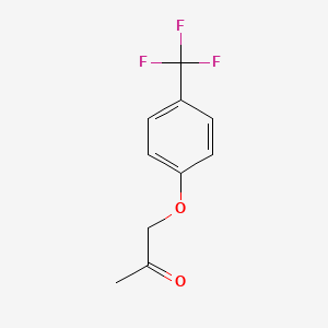 molecular formula C10H9F3O2 B1321785 1-[4-(三氟甲基)苯氧基]丙酮 CAS No. 1036762-58-9