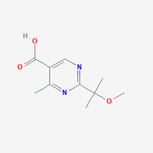 2-(2-Methoxypropan-2-yl)-4-methylpyrimidine-5-carboxylic acid