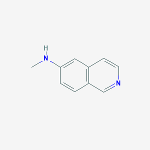 molecular formula C10H10N2 B13217867 N-methylisoquinolin-6-amine 