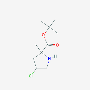 tert-Butyl 4-chloro-2-methylpyrrolidine-2-carboxylate