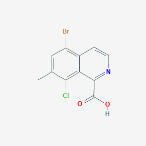 5-Bromo-8-chloro-7-methylisoquinoline-1-carboxylic acid