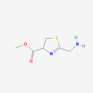 Methyl 2-(aminomethyl)-4,5-dihydro-1,3-thiazole-4-carboxylate