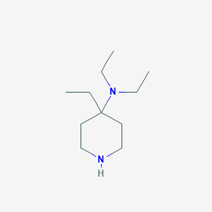 N,N,4-Triethylpiperidin-4-amine