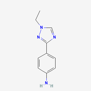 4-(1-Ethyl-1H-1,2,4-triazol-3-YL)aniline