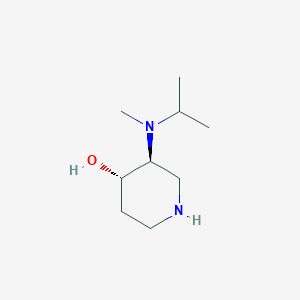 (3S,4S)-3-[Methyl(propan-2-yl)amino]piperidin-4-ol