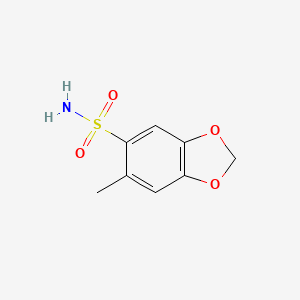 6-Methyl-2H-1,3-benzodioxole-5-sulfonamide