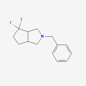 2-Benzyl-4,4-difluoro-octahydrocyclopenta[c]pyrrole