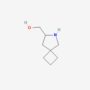 molecular formula C8H15NO B13218078 {6-Azaspiro[3.4]octan-7-yl}methanol 