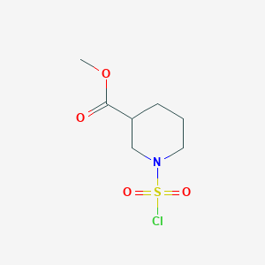 Methyl 1-(chlorosulfonyl)piperidine-3-carboxylate