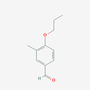 molecular formula C11H14O2 B1321812 3-Methyl-4-propoxybenzaldehyde CAS No. 820236-96-2