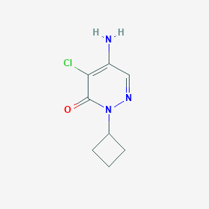 5-Amino-4-chloro-2-cyclobutyl-2,3-dihydropyridazin-3-one