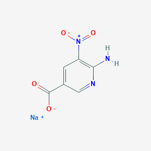 Sodium 6-amino-5-nitropyridine-3-carboxylate