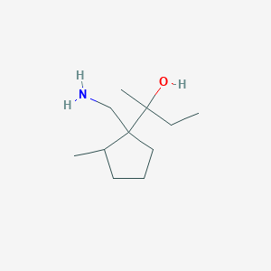 2-[1-(Aminomethyl)-2-methylcyclopentyl]butan-2-ol