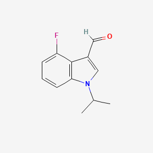 4-Fluoro-1-(propan-2-yl)-1H-indole-3-carbaldehyde