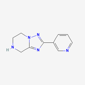 3-(5H,6H,7H,8H-[1,2,4]Triazolo[1,5-A]pyrazin-2-YL)pyridine