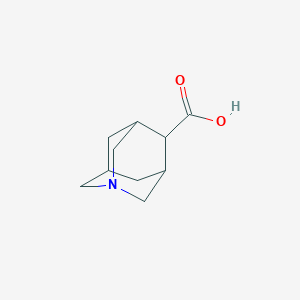 molecular formula C10H15NO2 B13218413 1-Azatricyclo[3.3.1.1,3,7]decane-4-carboxylic acid 