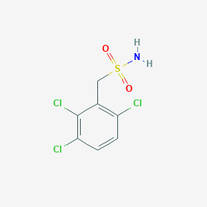 molecular formula C7H6Cl3NO2S B13218493 (2,3,6-Trichlorophenyl)methanesulfonamide 