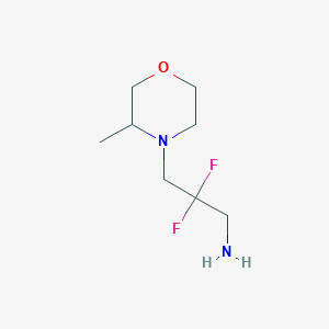 2,2-Difluoro-3-(3-methylmorpholin-4-yl)propan-1-amine