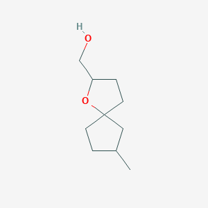 {7-Methyl-1-oxaspiro[4.4]nonan-2-yl}methanol