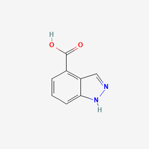 molecular formula C8H6N2O2 B1321860 1H-Indazole-4-carboxylic Acid CAS No. 677306-38-6