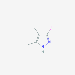 molecular formula C5H7IN2 B1321863 5-Iodo-3,4-dimethyl-1H-pyrazole CAS No. 1533443-11-6