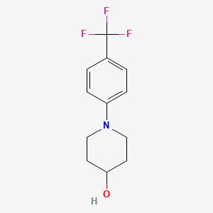 molecular formula C12H14F3NO B1321864 1-(4-Trifluoromethylphenyl)piperidin-4-ol CAS No. 681508-70-3