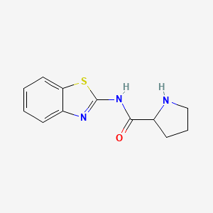 N-(1,3-benzothiazol-2-yl)pyrrolidine-2-carboxamide