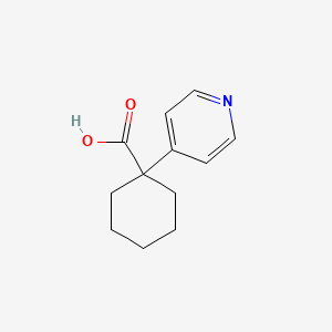 1-(Pyridin-4-yl)cyclohexane-1-carboxylic acid