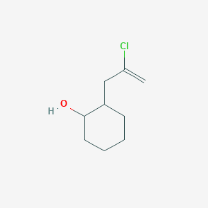 2-(2-Chloroprop-2-en-1-yl)cyclohexan-1-ol