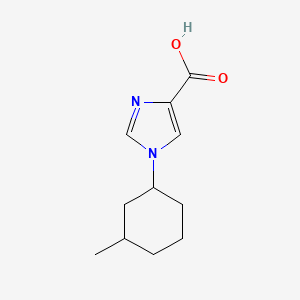 1-(3-Methylcyclohexyl)-1H-imidazole-4-carboxylic acid