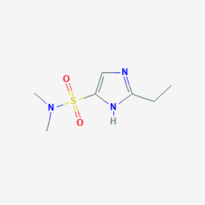 2-ethyl-N,N-dimethyl-1H-imidazole-5-sulfonamide