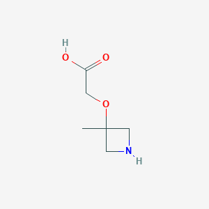 2-[(3-Methylazetidin-3-yl)oxy]acetic acid