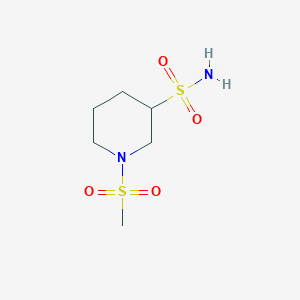 1-Methanesulfonylpiperidine-3-sulfonamide