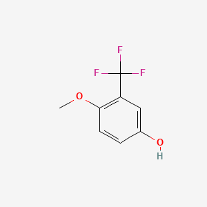 molecular formula C8H7F3O2 B1321885 4-Methoxy-3-(trifluoromethyl)phenol CAS No. 53903-59-6