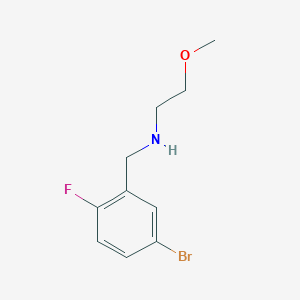 [(5-Bromo-2-fluorophenyl)methyl](2-methoxyethyl)amine