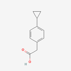 molecular formula C11H12O2 B1321887 2-(4-Cyclopropylphenyl)acetic acid CAS No. 40641-90-5
