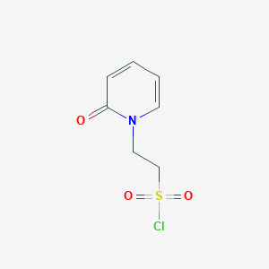 2-(2-Oxo-1,2-dihydropyridin-1-yl)ethane-1-sulfonyl chloride