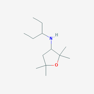 2,2,5,5-Tetramethyl-N-(pentan-3-yl)oxolan-3-amine