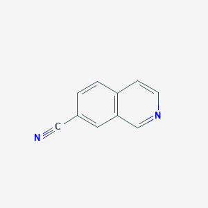 molecular formula C10H6N2 B1321890 Isoquinoline-7-carbonitrile CAS No. 223671-92-9