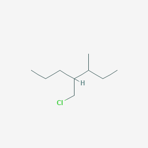 molecular formula C9H19Cl B13218900 4-(Chloromethyl)-3-methylheptane 