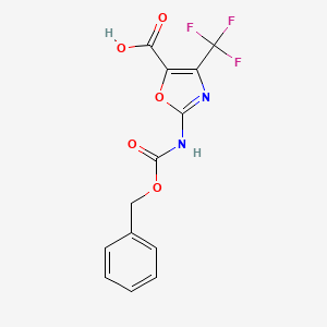 2-{[(Benzyloxy)carbonyl]amino}-4-(trifluoromethyl)-1,3-oxazole-5-carboxylic acid