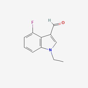 1-Ethyl-4-fluoro-1H-indole-3-carbaldehyde