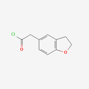 molecular formula C10H9ClO2 B1321905 2,3-Dihydro-1-benzofuran-5-ylacetyl chloride 