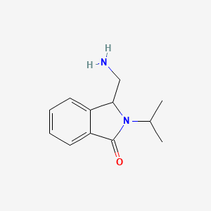 3-(Aminomethyl)-2-(propan-2-yl)-2,3-dihydro-1H-isoindol-1-one