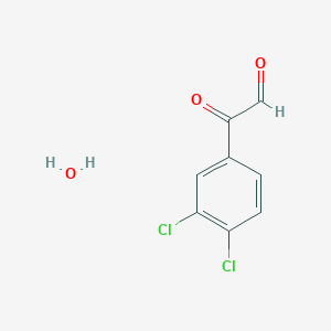 molecular formula C8H6Cl2O3 B1321910 3,4-Dichlorophenylglyoxal hydrate CAS No. 859775-23-8
