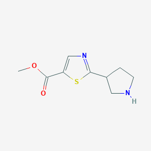 Methyl 2-(pyrrolidin-3-yl)-1,3-thiazole-5-carboxylate