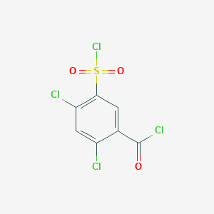 2,4-Dichloro-5-(chlorosulfonyl)benzoyl chloride