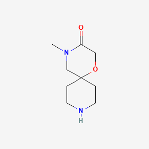 molecular formula C9H16N2O2 B1321916 4-Methyl-1-oxa-4,9-diazaspiro[5.5]undecan-3-one CAS No. 84033-75-0